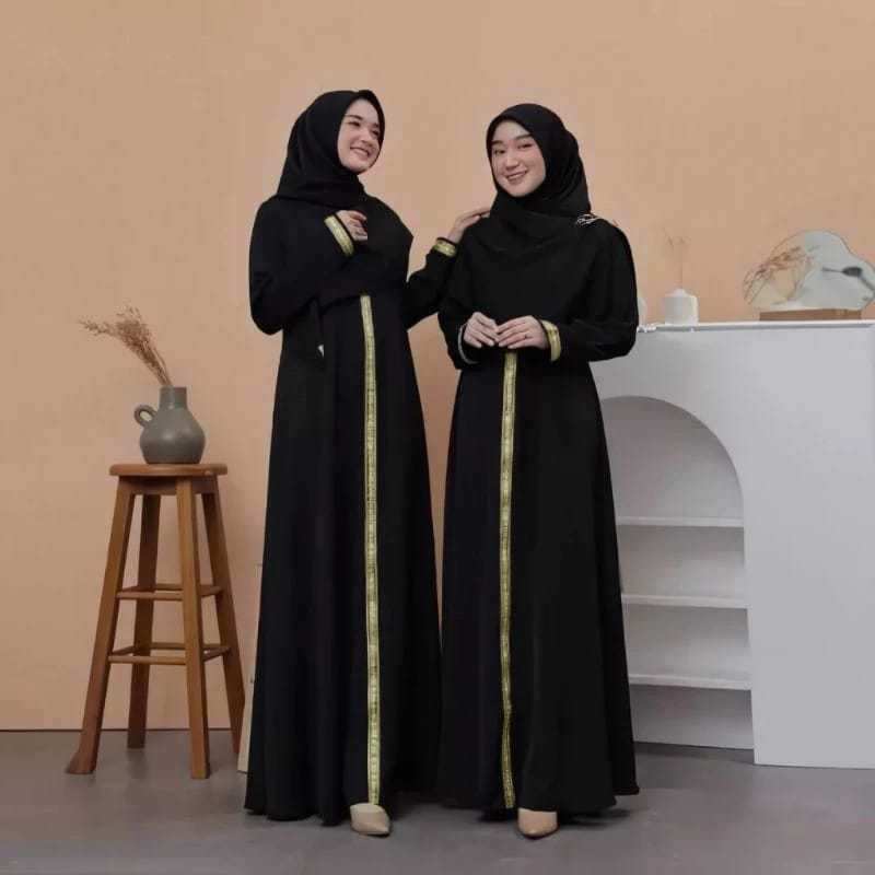 Gamis Abaya Turkey Wanita Bordir Abaya Wanita Jumbo Premium Gamis Hitam Arab Turkey