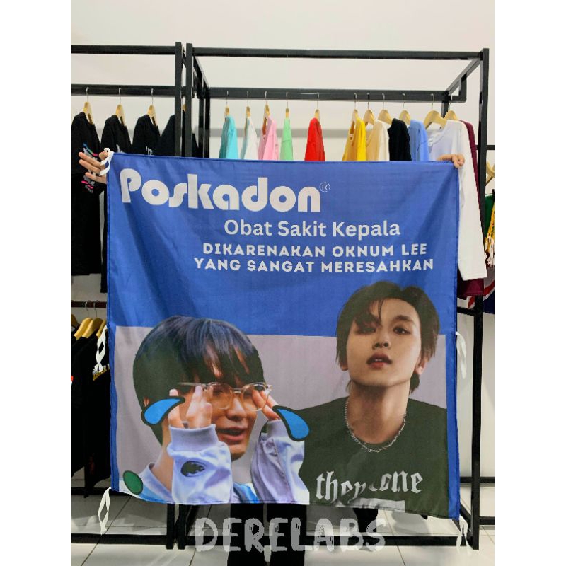 CUSTOM BENDERA SLOGAN KPOP
