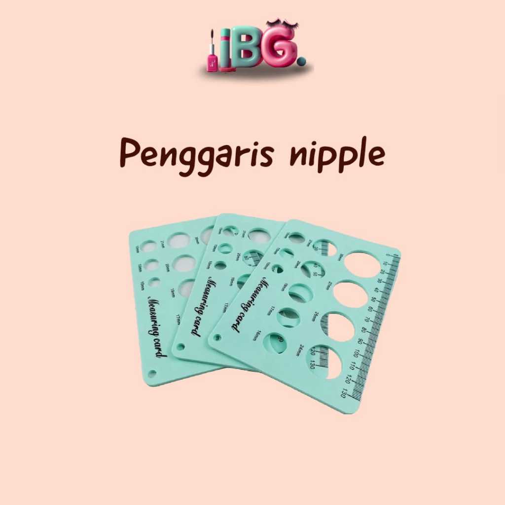 Penggaris Nipple / Nipple Ruler / Silicone Nipple Ruler / Penggaris \Puting /Ccorong Spectra / Mengukur Corong