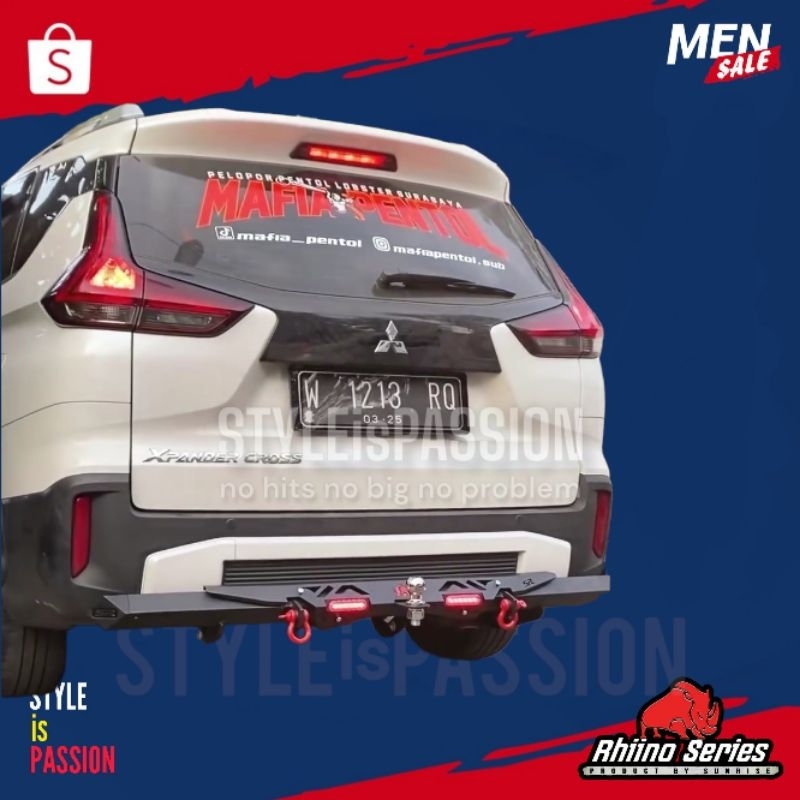 Tow Hitch Pelindung Bumper Xpander Ultimate Xpander Sport, Model Crossover Styleispassion