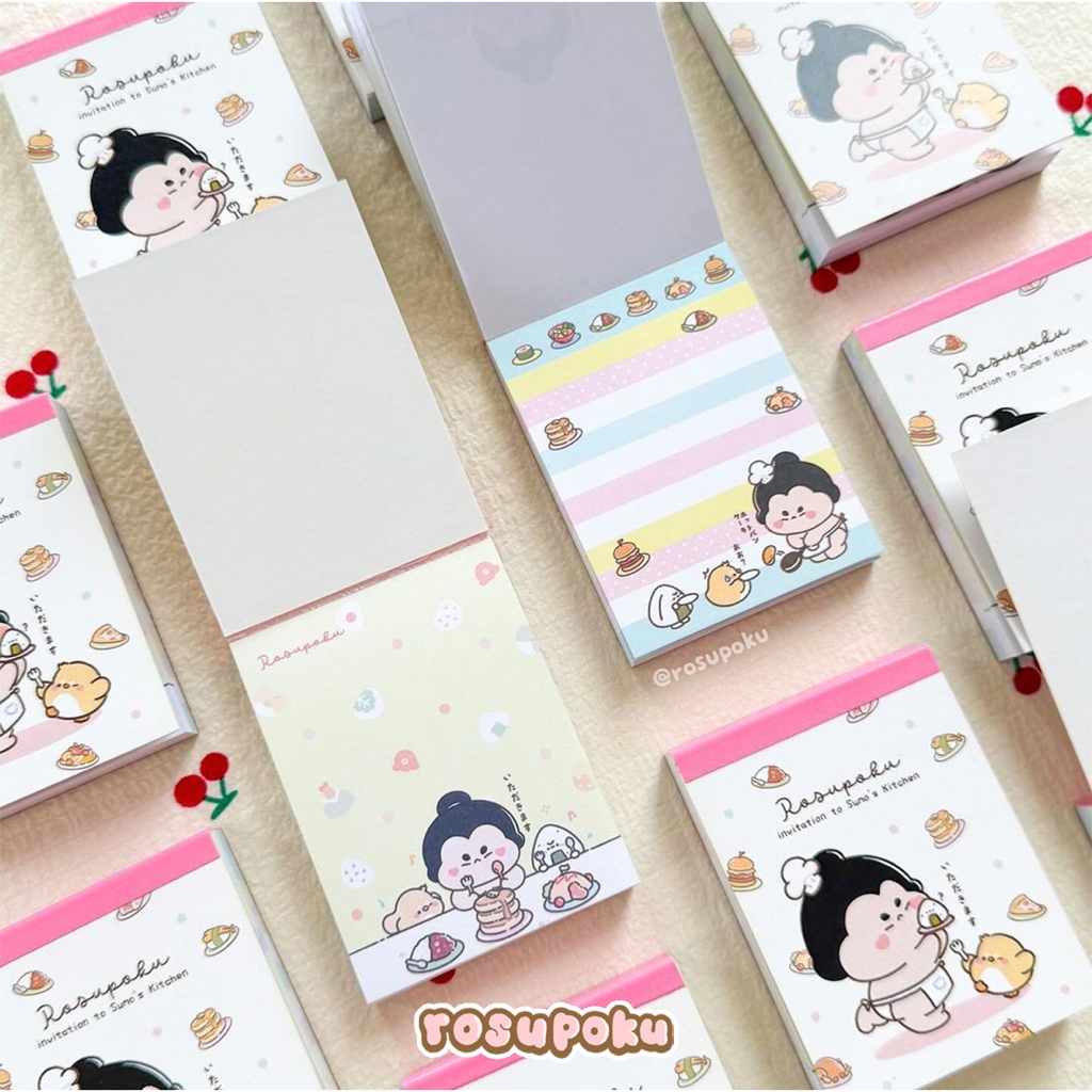 

Rosupoku Memopad - Sumo's Kitchen