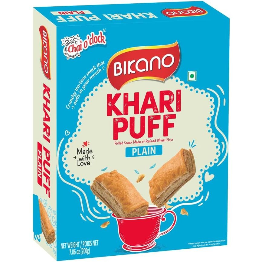

KHARI PUFF PLAIN BIKANO 200g / Cemilan / Snack India