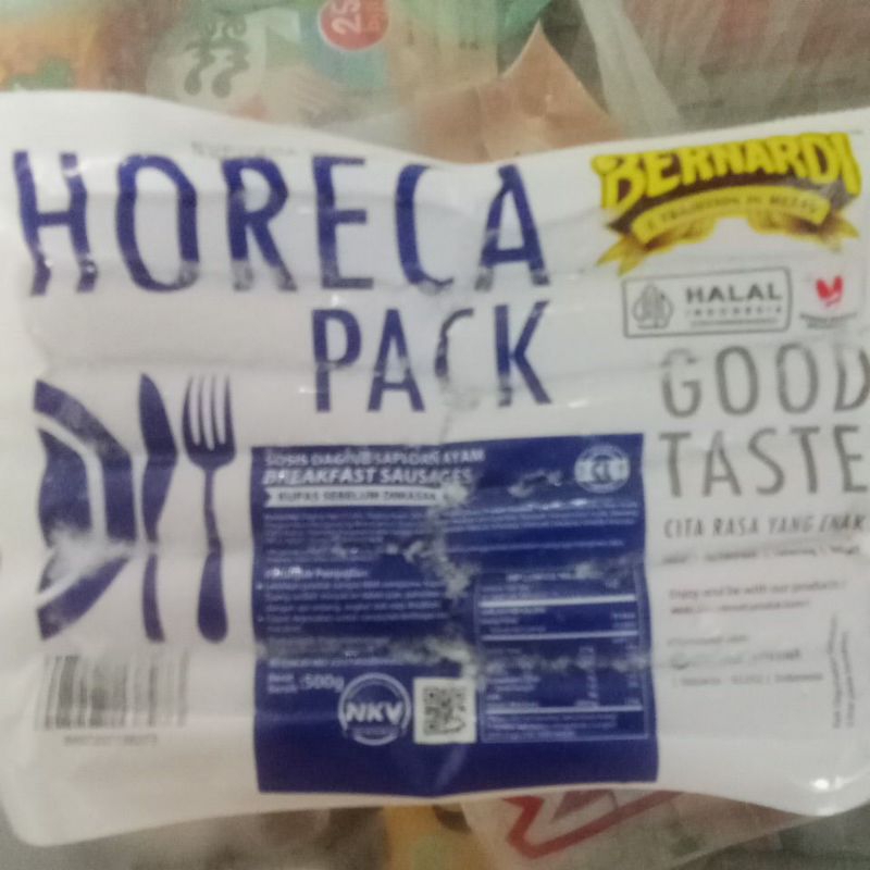 

BERNARDI SOSIS SAPI DAN AYAM HORECA CL 500GR