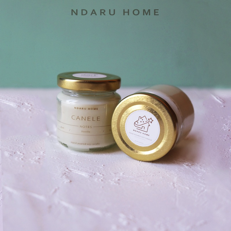 AROMATHERAPY CANDLE by NDARU HOME - Lilin aromaterapi murah lucu untuk kamar, ruang keluarga, meja m