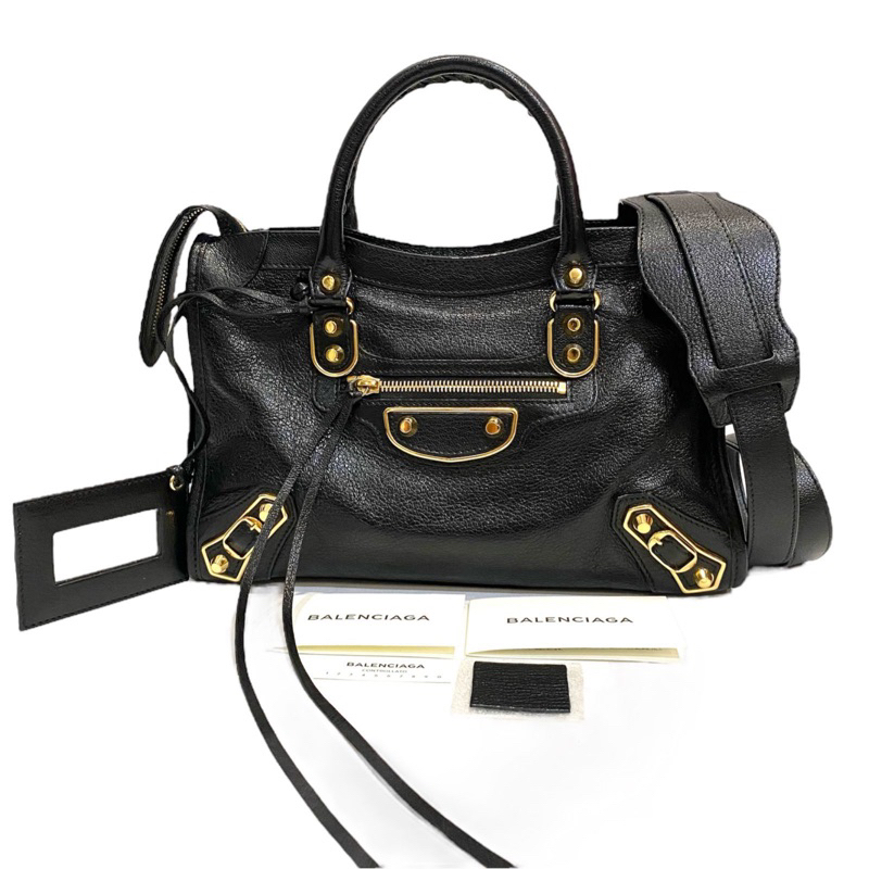 Balenciaga small black edge ghw 2017