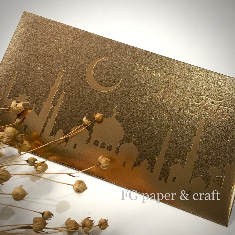 

HJK Amplop Lebaran Idul Fitri Elegant Ramadhan Mosque 5pcs by Fgpaper