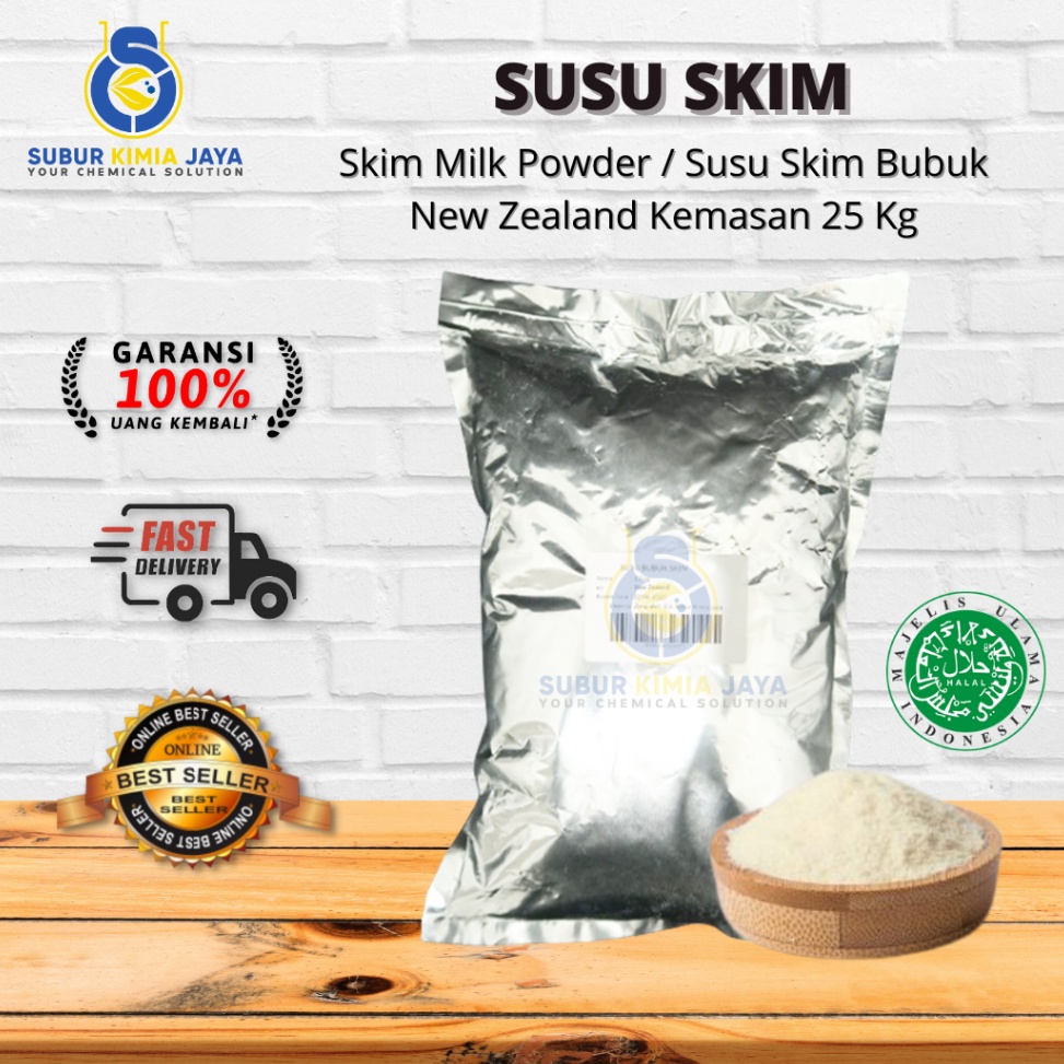 

QYL227 Terbaruday Skim Milk Susu Powder Newzealand Susu Bubuk Pure 25 KG KHUSUS GOJEK