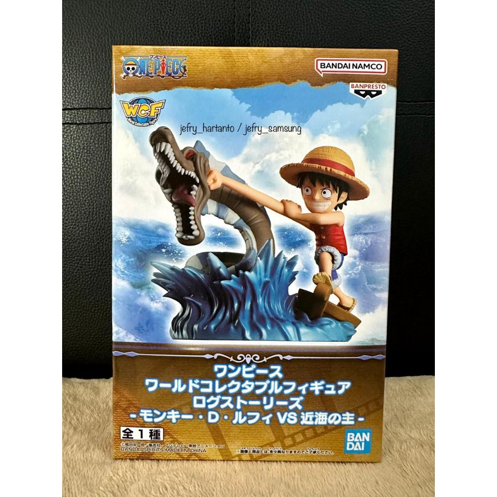 One Piece Monkey D. Luffy Log Stories VS Local Sea Monster World Collectable Figure Original Banpres