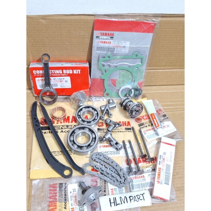 Paket stang seher 2DP plus bearing kruk as isi 10pcs tanpa blok seher Yamaha Nmax 155 old lama Nmax 