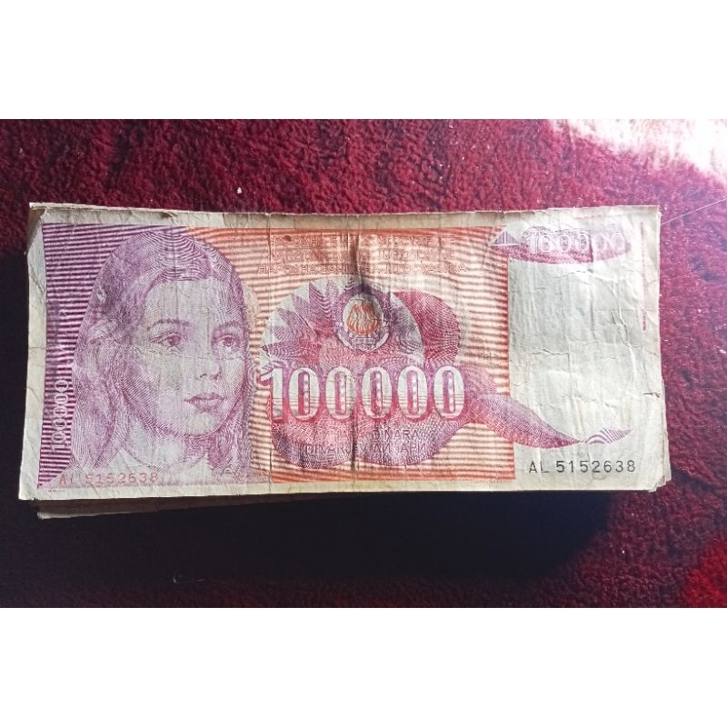 35 lembar 100000 dinara yugoslavia