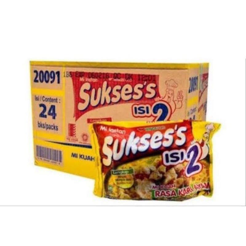 

Korzaln Sarimi Goreng Isi 2 Rasa Ayam Kecap / Sukses Goreng Kremes Isi 2/Sukses Kari/Sukses Soto /