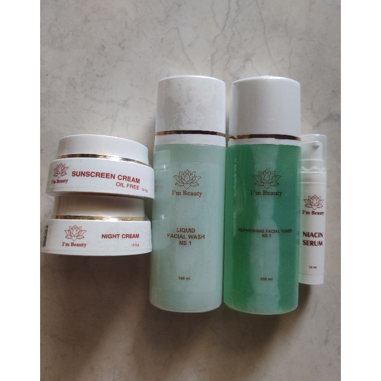 JPI419 FASH SALE Im Beauty paket NS13 oily skin isi 5  im beauty by Immortal  paket untuk kulit berm