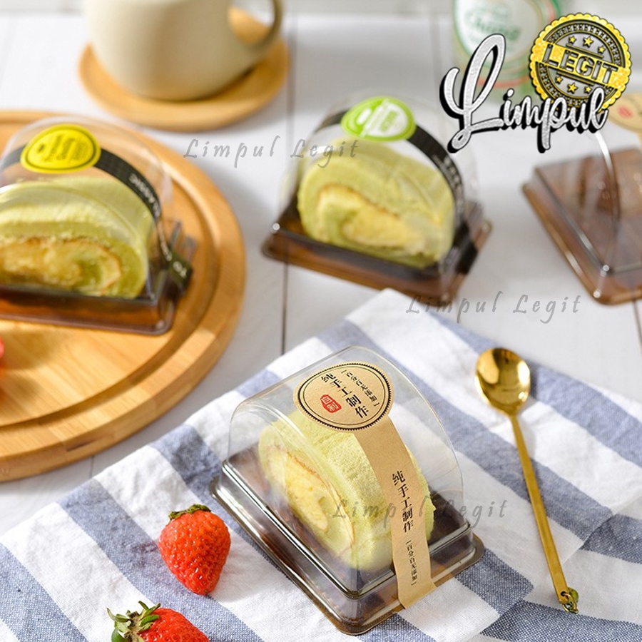 Mika MIKA BOLU GULUNG Korean Tray Mika Kue Mini Box Dus Mika Kue Premium | Mika Kue Slice