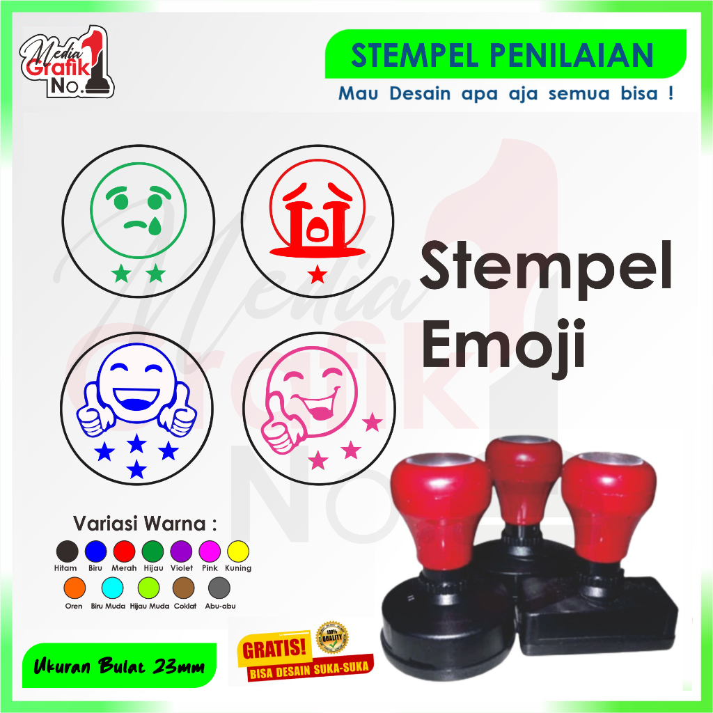 

COD Stempel Emoji Emoticon Reward Penilaian Guru / Stenpel Emot Nilai Guru TK PAUD SD Custom / Stempel Dinas Pendidikan Murah
