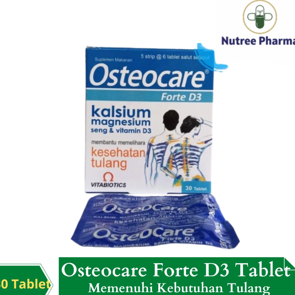 JID865 ORIGINAL MURAH  DIJAMIN ORI Osteocare Forte D3 Isi 3 Tablet  Menjaga Kesehatan Tulang  Kalsiu
