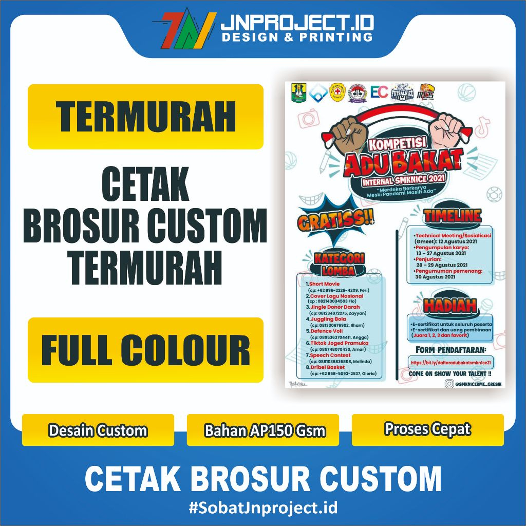 

Cetak Brosur A4 A5 A6 Murah