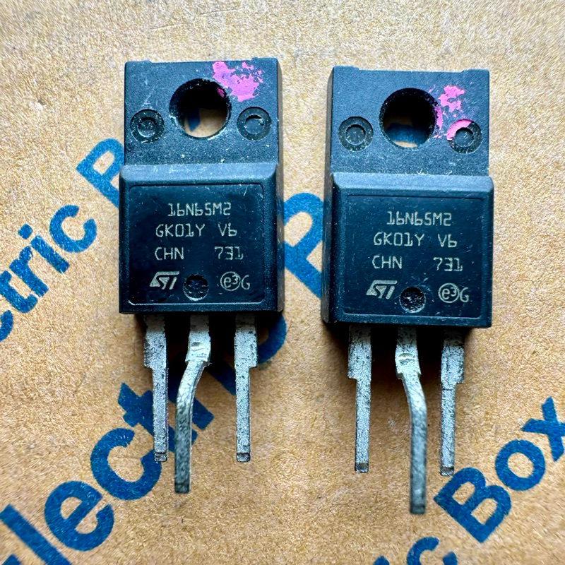 mosfet 16N65M2 cabutan original