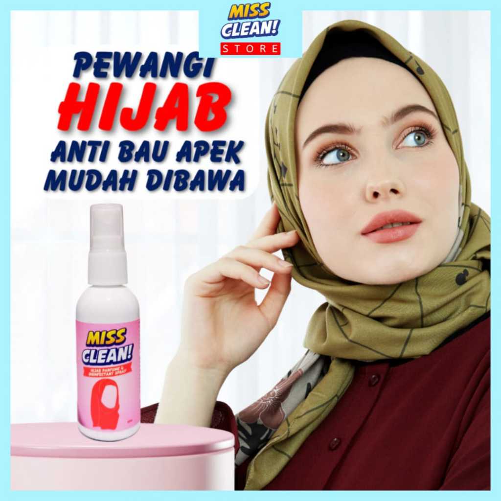 Parfum Pewangi Hijab Anti Bakteri Miss Hijab By Miss Clean