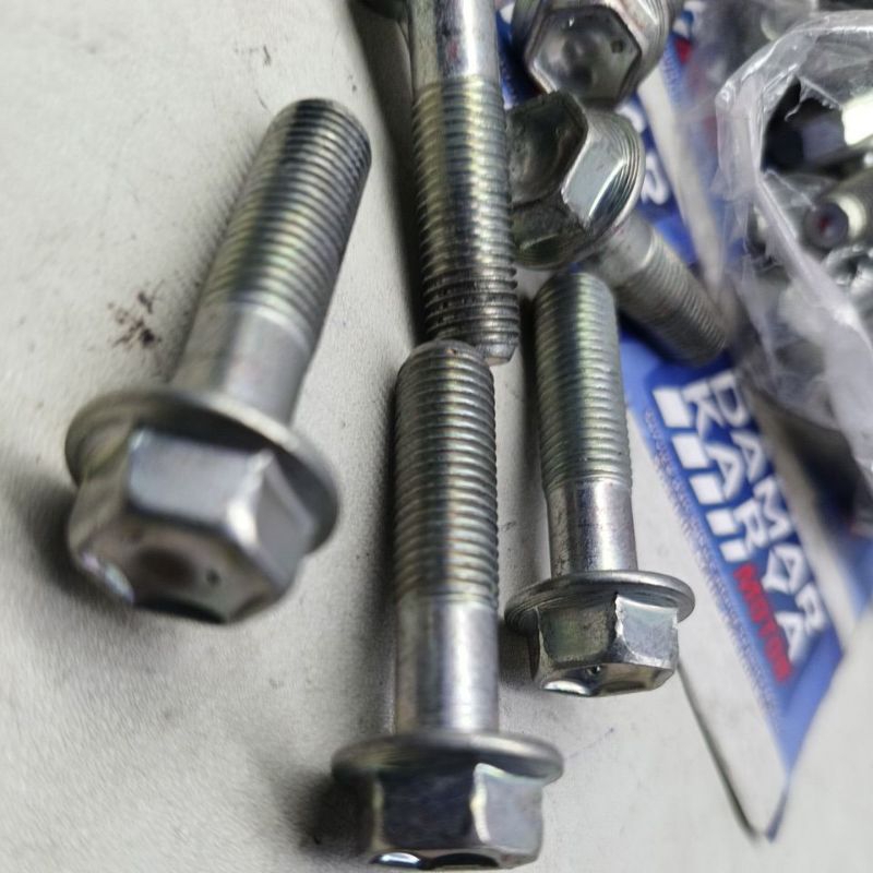 BAUT SHOK DEPAN BEAT M10 14MM / BAUT KNALPOT 14 MM BAJA GALVANIS TAHAN KARAT