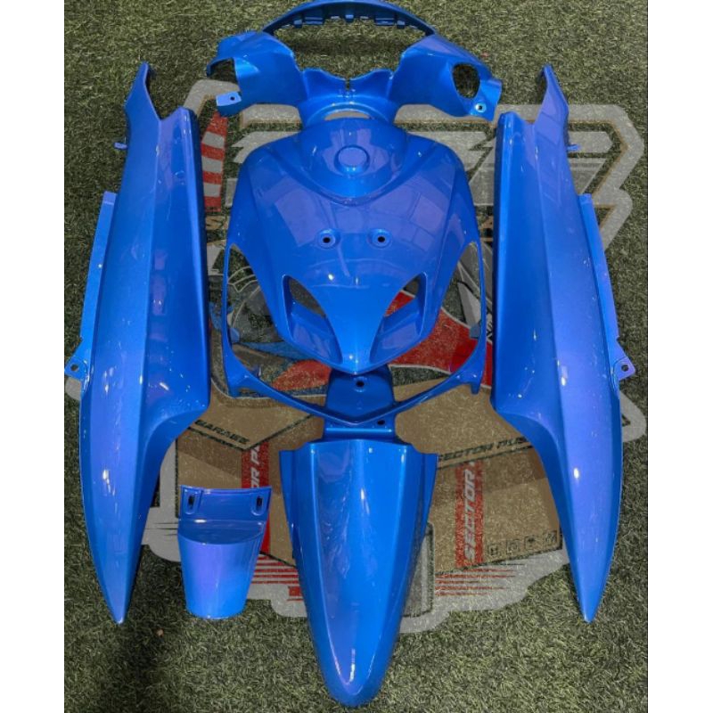 body bodi halus full set yamaha mio sporty mio smile mio new warna biru candy lembayung ungu