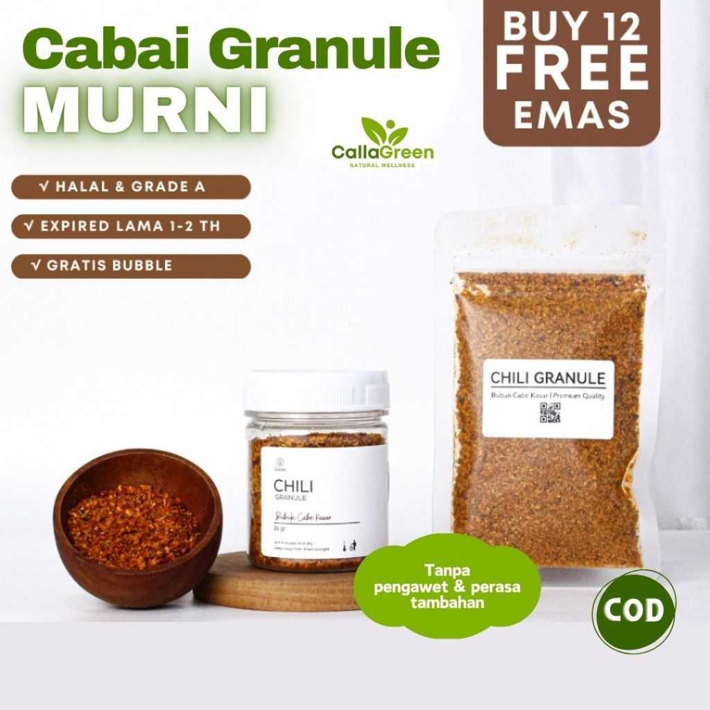 

BUMBU BOTOL BUBUK CABE GILING BUBUK GRANULE MURNI ORIGINAL BUMBU REMPAH DAPUR ALAMI HERBAL PREMIUM QUALITY