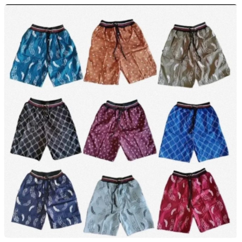 50 Dapat 5 Celana pendek Chinos Anak /Celana Motif