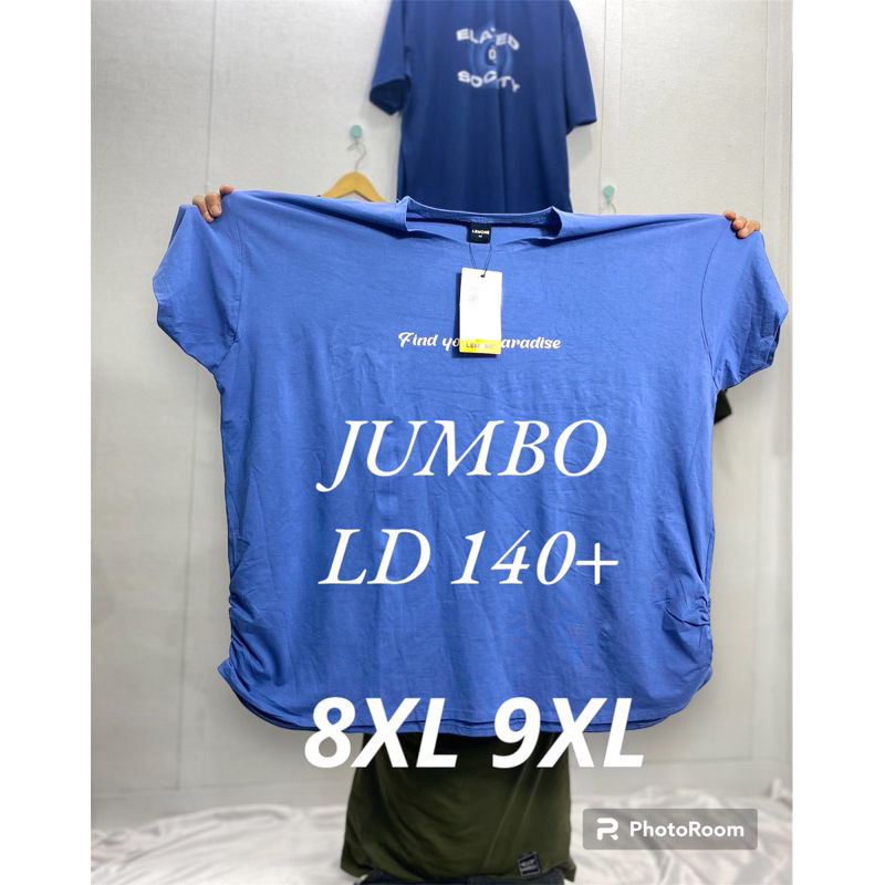 Atasan Big Size Lemone(LD140 Melar 160cm) Wanita Best Quality Atasan Jumbo 8XL 9XL