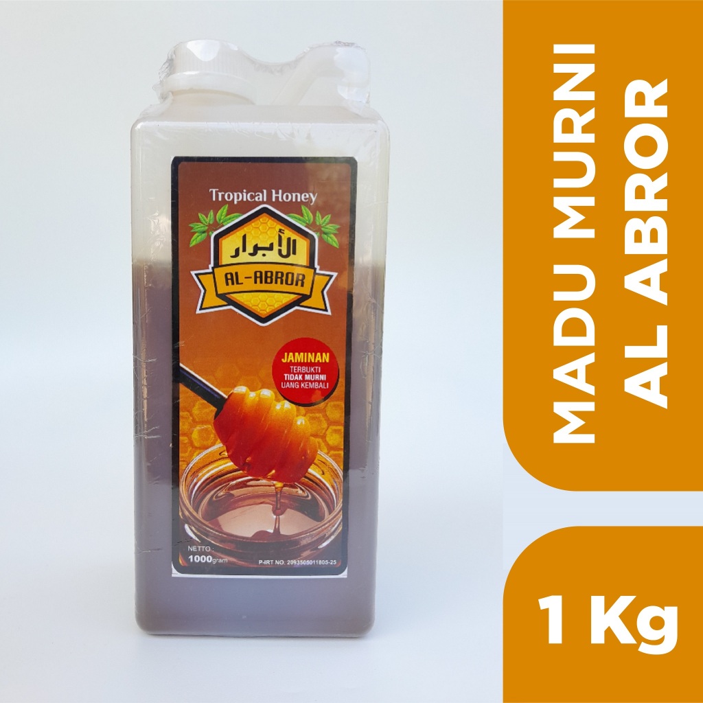 

Madu Multiflora Asli Murni AL ABROR 1 Kg dengan Bee Pollen & Royal Jelly