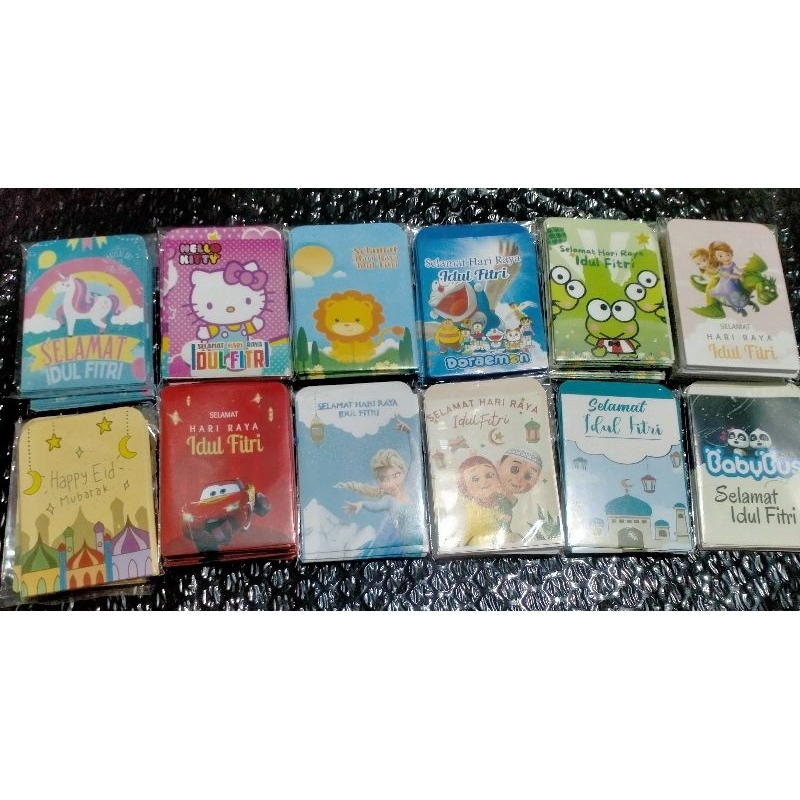 

10 pack ( 10 BKS)Amplop mini motif random