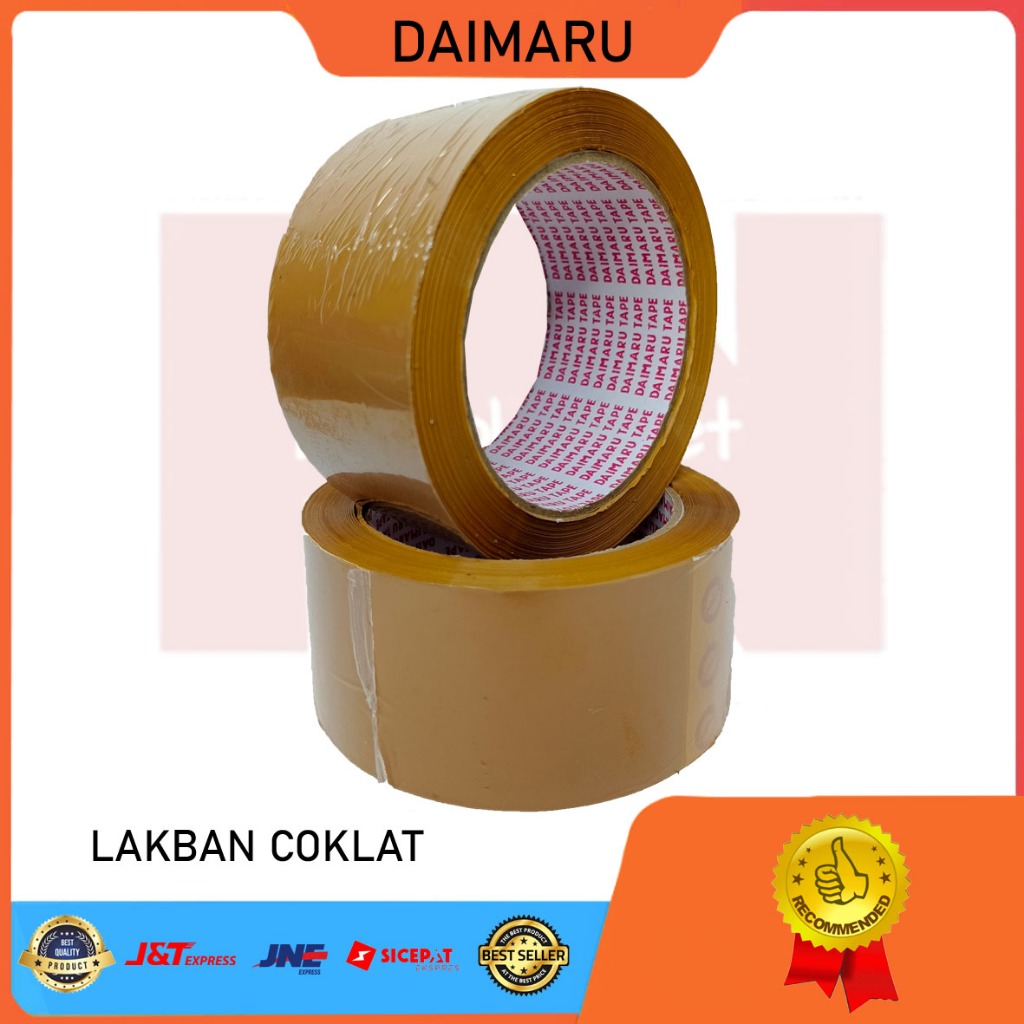 

LAKBAN COKLAT DAIMARU-1DM LAKBAN SEAL TAPE ISOLASI BESAR SOLASI STATIONARY STATIONERY ALAT TULIS SEKOLAH KANTOR