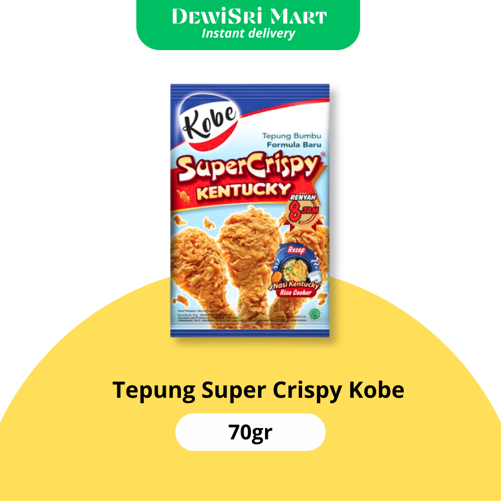 

Tepung Super Crispy Kobe 70gr - Dewi Sri Mart