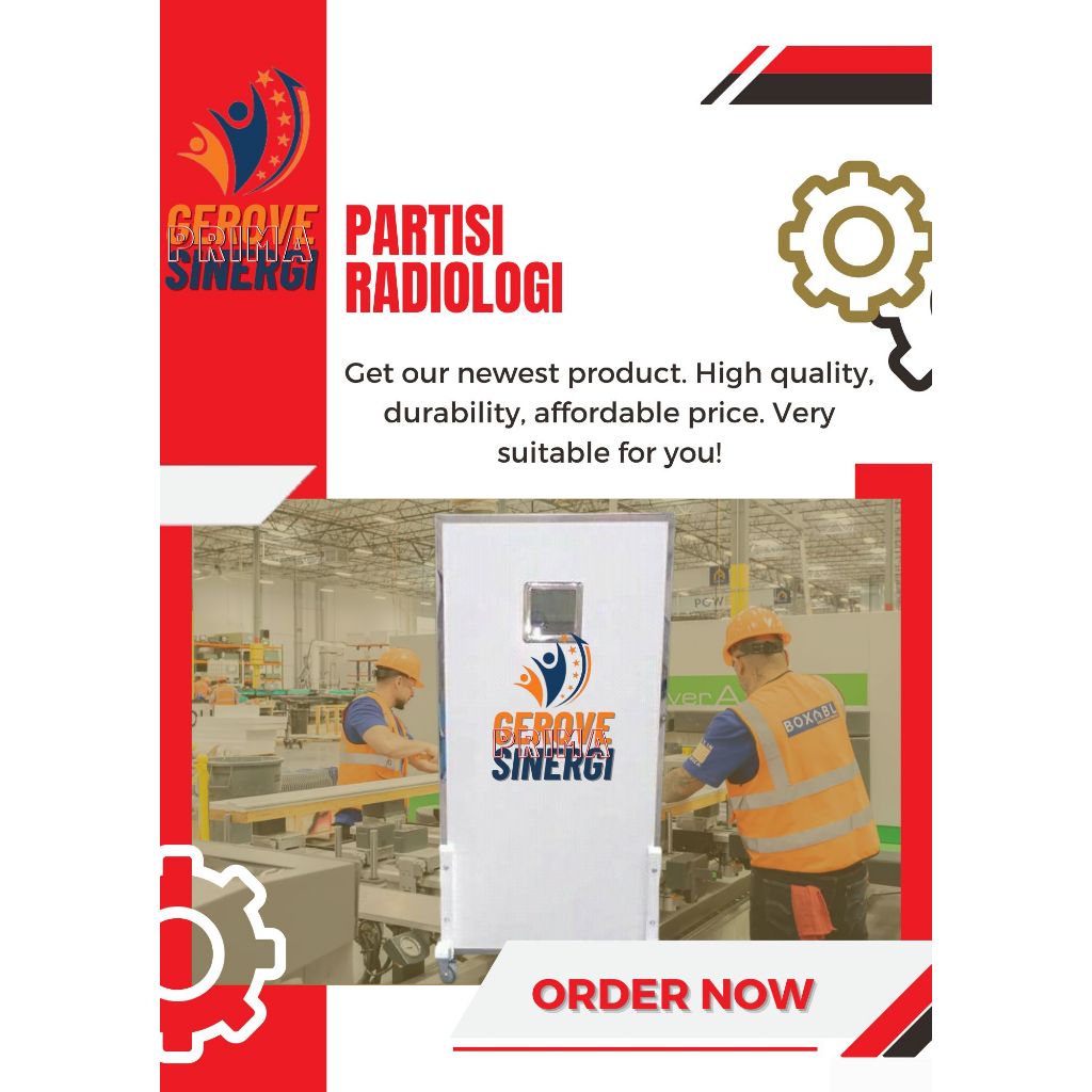 Pintu Anti Radiasi PB / Pintu Xray - Tabir Radiologi - Sekat Radiologi