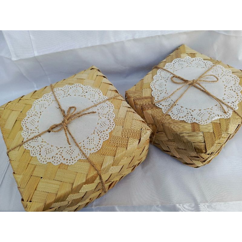 Besek/besek bambu/besek nasi/besek hampers/besek tali rami
