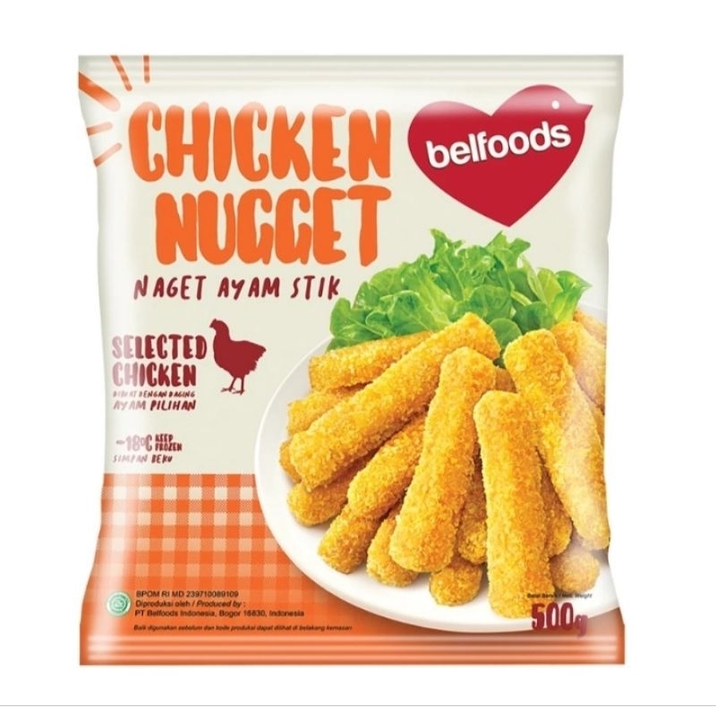 

Belfoods Chicken Nugget Stick 500g