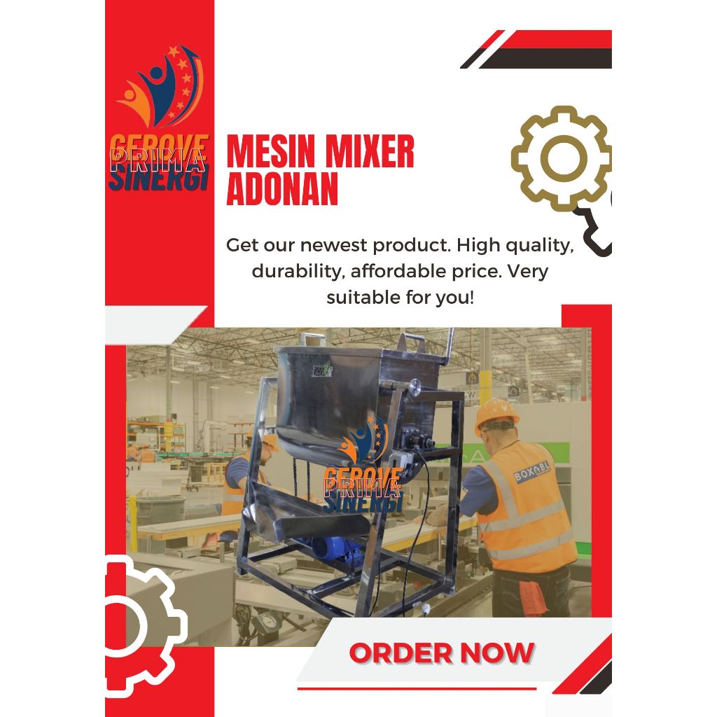 Mixer Stainless Food Grade - Mixer Adonan Kapasitas Besar