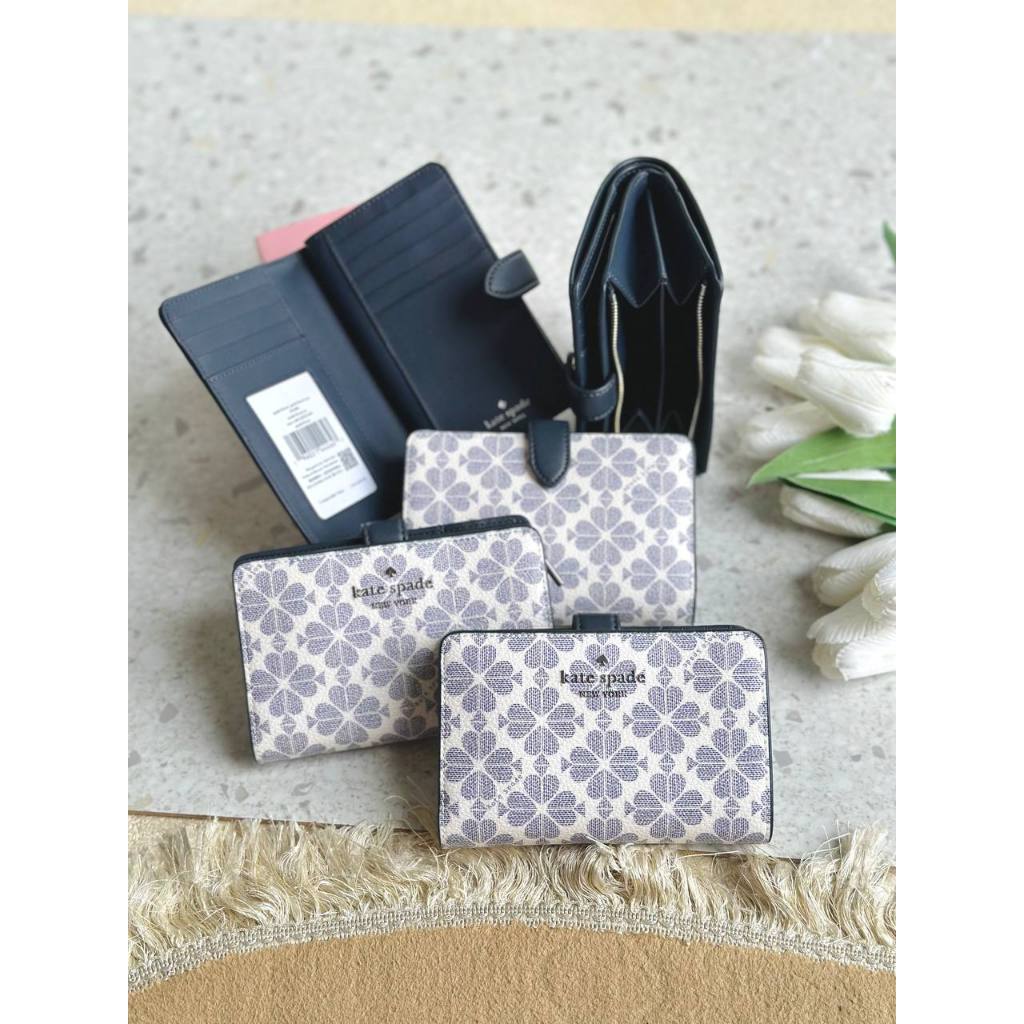KS SPADE FLOWER PVC MEDIUM WALLET