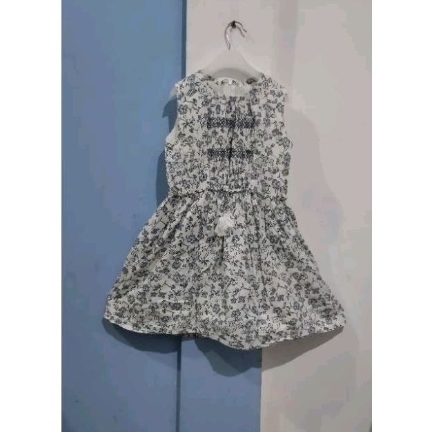 smocked dress anak