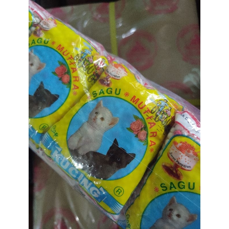 

Sagu Mutiara Cap Kucing 100gr