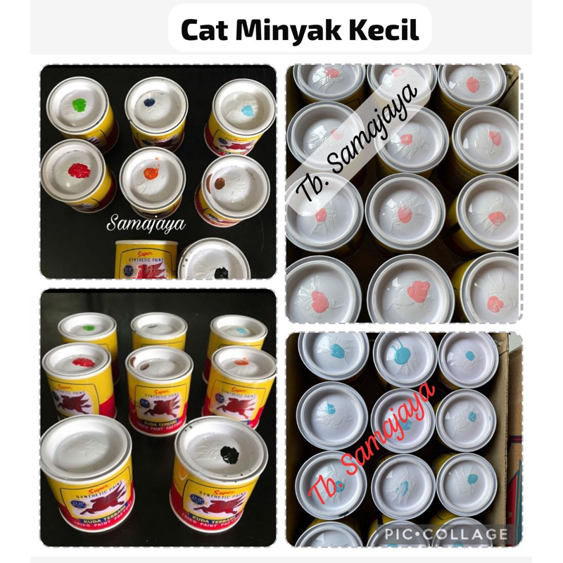 Cat kayu , cat besi KUDA TERBANG , cat minyak . Ukuran kecil .