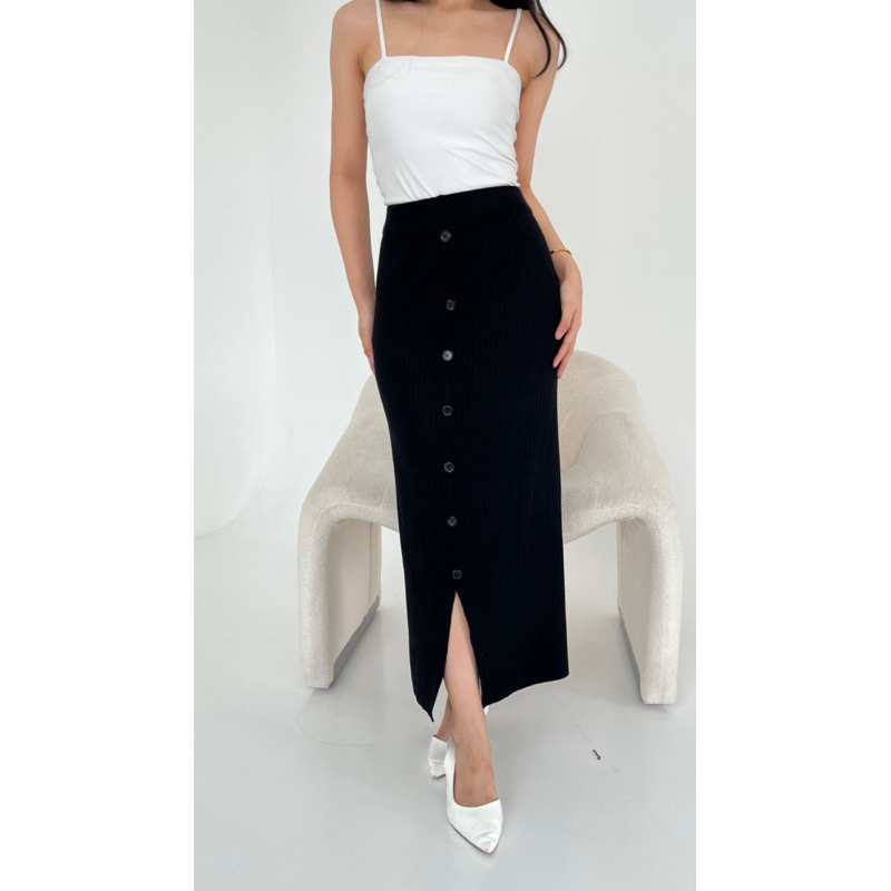 SKIRT / ROK SPAN KNIT PREMIUM KOREAN