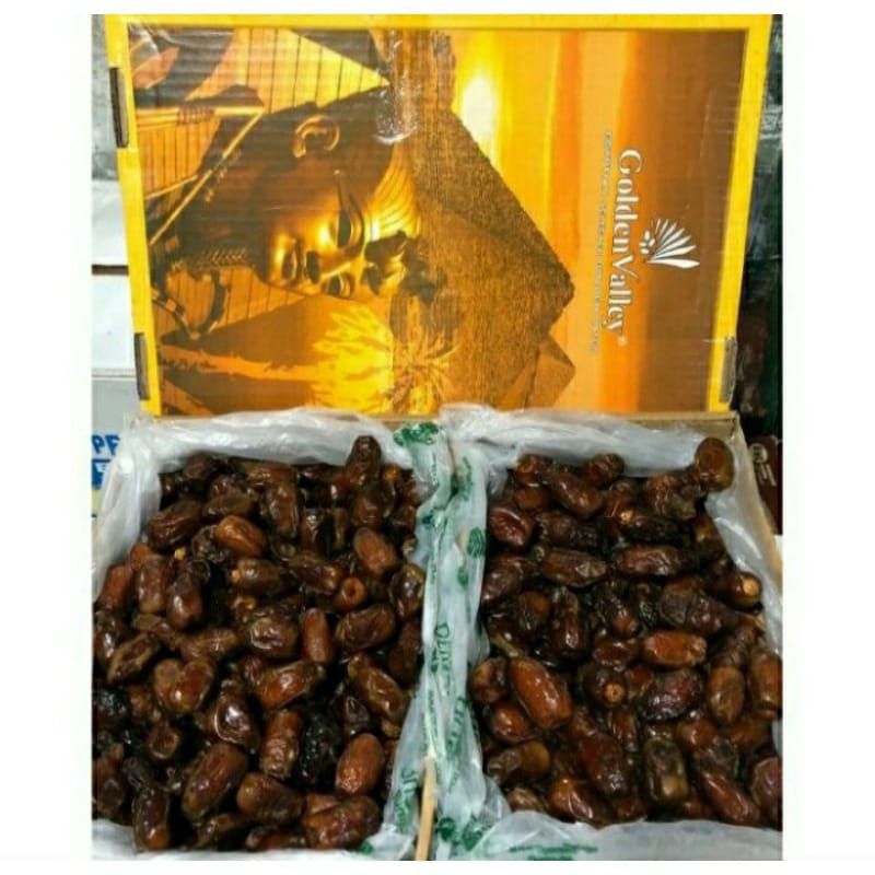 

KURMA MESIR 500 GRAM KURMA GOLDEN VALLY UTUH ORIGINAL