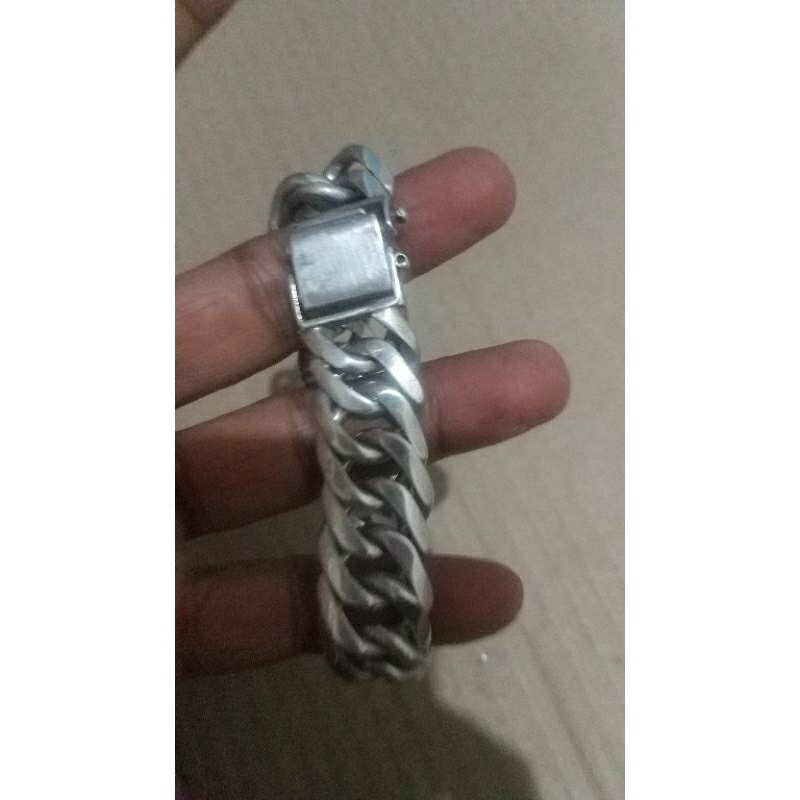 Gelang silver 925 asli motif lipan