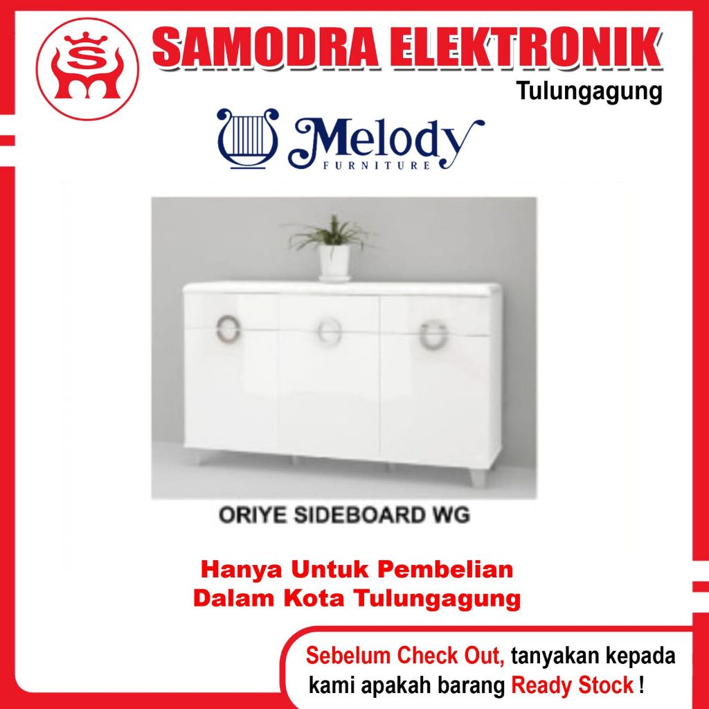 Lemari Kabinet Buffet MELODY Oriye Sideboard WG