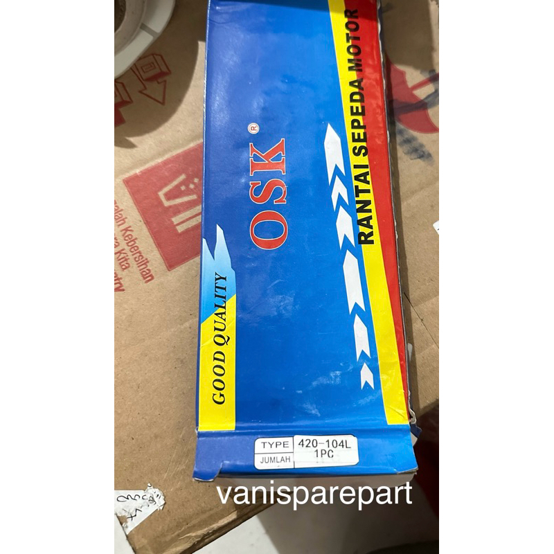 RANTE RANTAI 420 X 104 KARISMA REVO ABSOLUTE SUPRA X 125 OSK