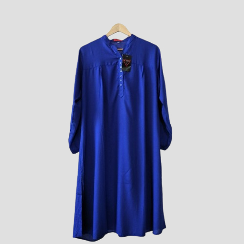 Tunik polos rayon jumbo Biru elektrik - mustard - coklat tua - maroon - navy atasan wanita oversized