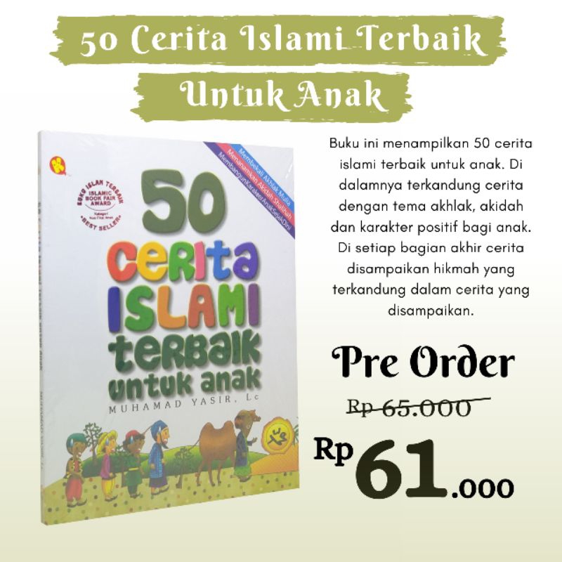 50 Cerita Islami Terbaik Untuk Anak