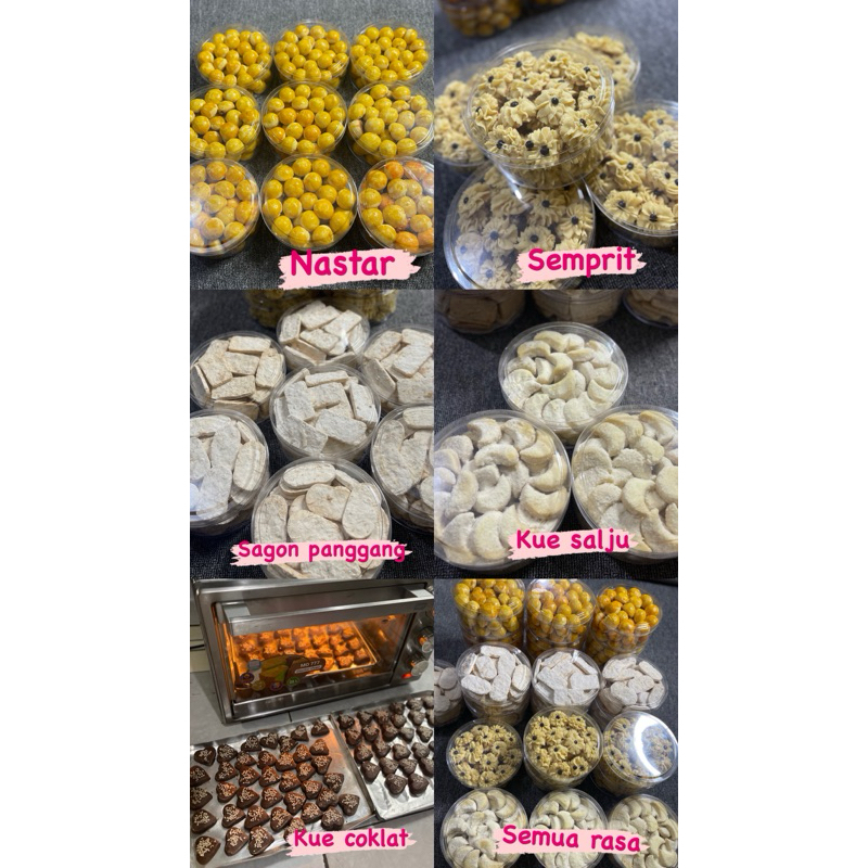 

Liaskincare.id - kue lebaran home made 540gr, kue semprit, kue salju, kue sagon panggang, kue coklat, kacang goreng, kue isi padat, lumer premium lezat rasa juara