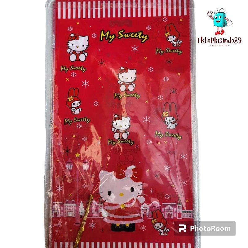 Plastik Party Bag / Ulang Tahun Karakter Hello Kitty