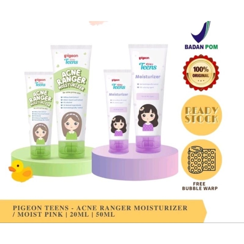 PIGEON TEENS MOISTURIZER ALL SKIN TYPE PIGEON MOISTURIZER ACNE RANGER PIGEON PELEMBAB KULIT WAJAH
