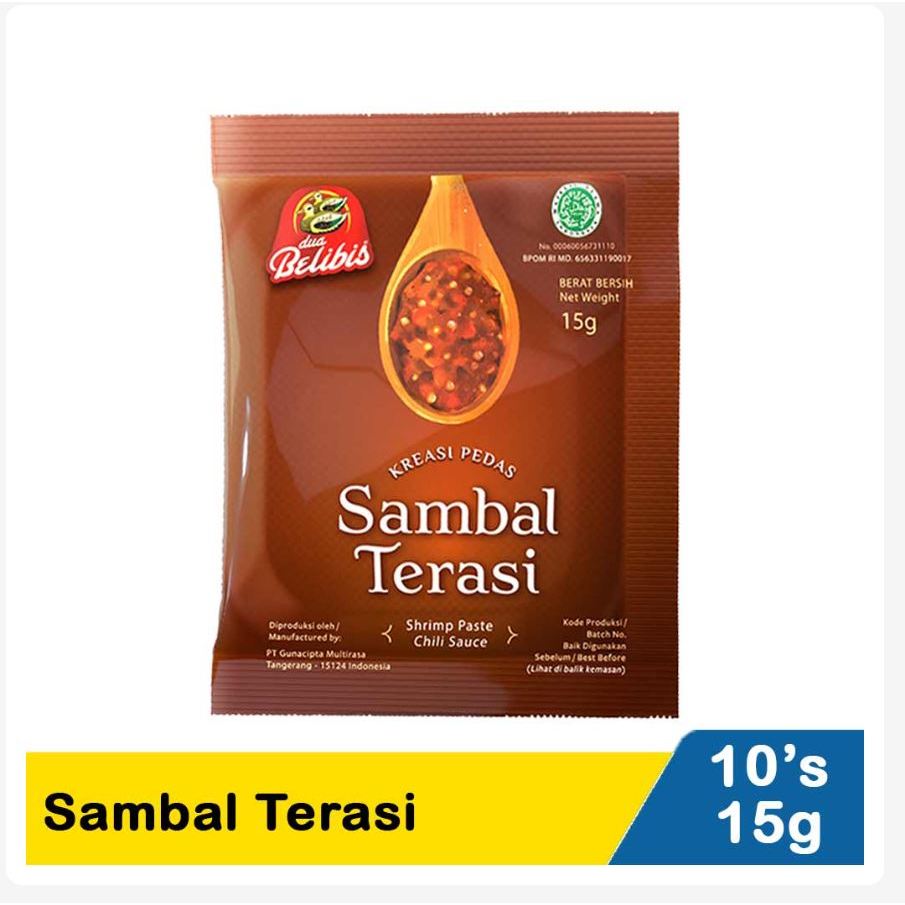 

Dua Belibis Sambal Terasi 10X15 gr